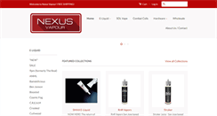 Desktop Screenshot of nexusvapour.com